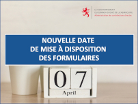 Nouvelle date formulaires