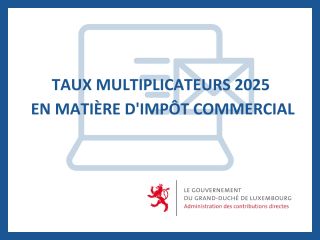 Taux multiplicateurs 2025 en matière d'impôt commercial